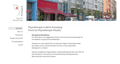 Desktop Screenshot of physiotherapie-kreuzberg-physalis.de